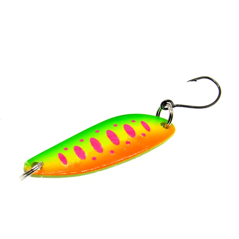 WALK FISH 5PCS 5G Metal Jig Fishing Lures Spoons Sequins Bait Casting Jig Lures with Single Hook Trout Bass Fishing Tackle - view 4