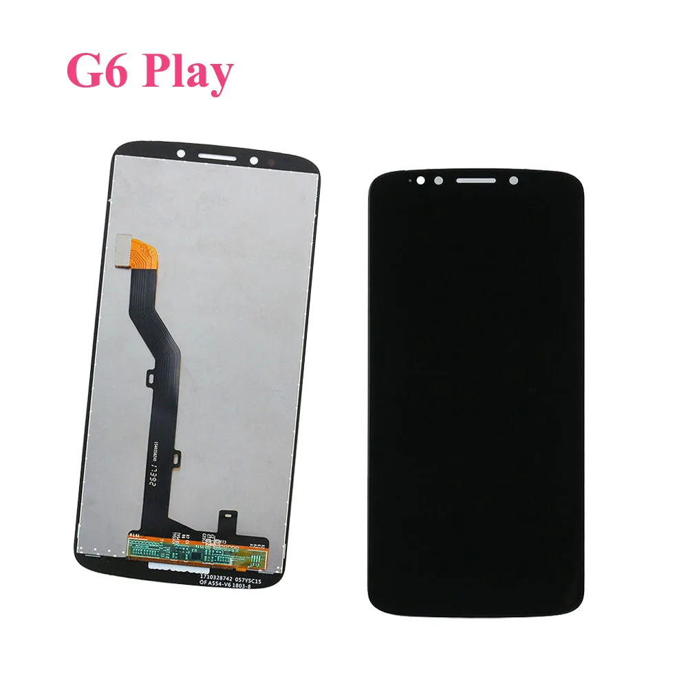 AAA + dla Motorola Moto G6 Play / G6 Plus wyświetlacz LCD ekran dotykowy Digitizer zgromadzenie dla Moto XT1922 XT1922-1 XT1922-3 XT1926