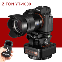 ZIFON YT-1000 Panoramic head for Phones DSLR Camera Pan Tilt Motorized Rotating Automatic Remote Control Tripod Head Stabilizer