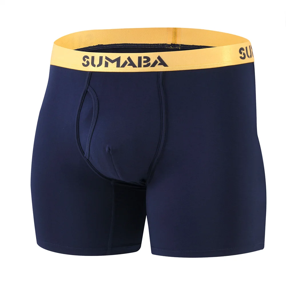 Boxer en bambou pour hommes, sous-vêtements en bambou, grandes et grandes jambes, slips pour hommes, Pack M L XL XXL 3XL