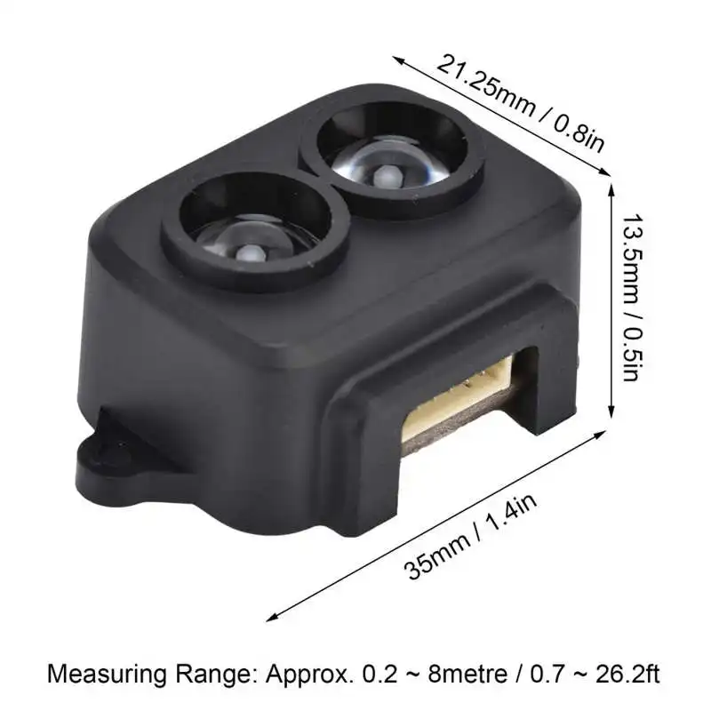 Lidar Range Finder Sensor Single‑Point Micro Ranging Measurement TOF Module TF‑Luna