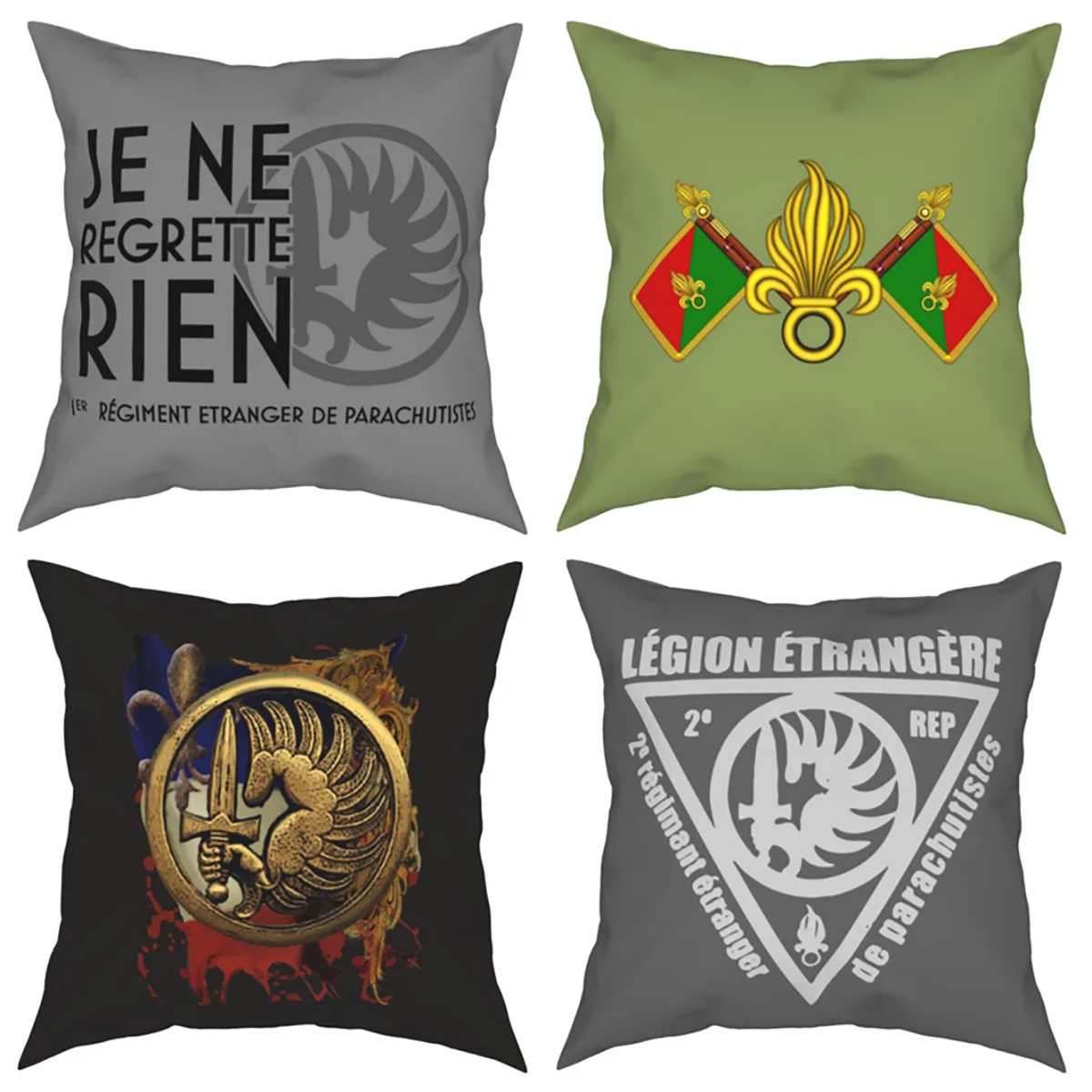 French Foreign Legion Pillow Case Legion Etrangere Legio Patria Nostra Cushion Covers Decorative Pillowcover for Car 18\'