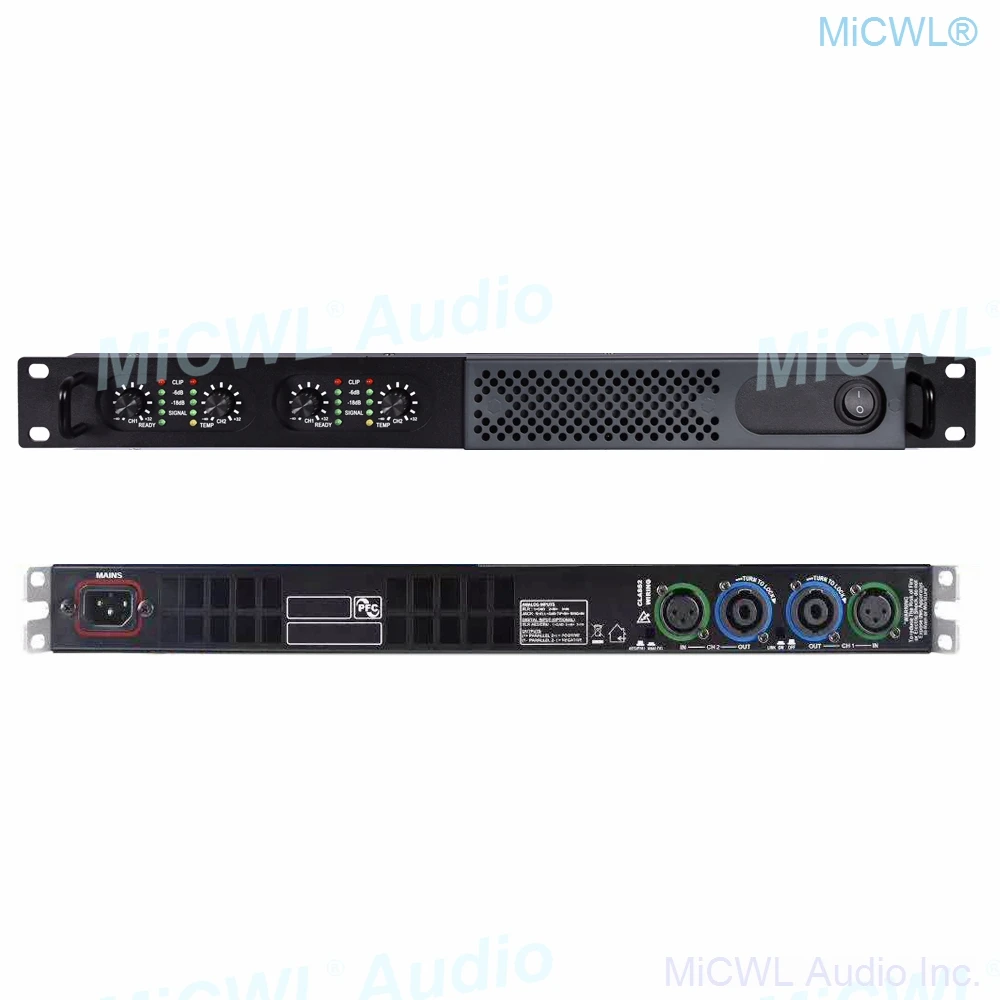 5200Wเครื่องขยายเสียงดิจิตอลเสียงเวทีลำโพงAMP Amplifier 2/4ช่อง2800วัตต์MiCWL Q6400