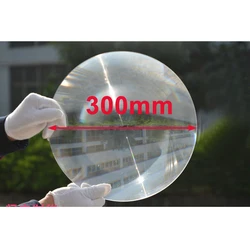 300mm Large Optical PMMA Plastic Solar Fresnel Lens Focal Length Big Solar Concentrator Magnifying Glass Lenses Make Fire Tools