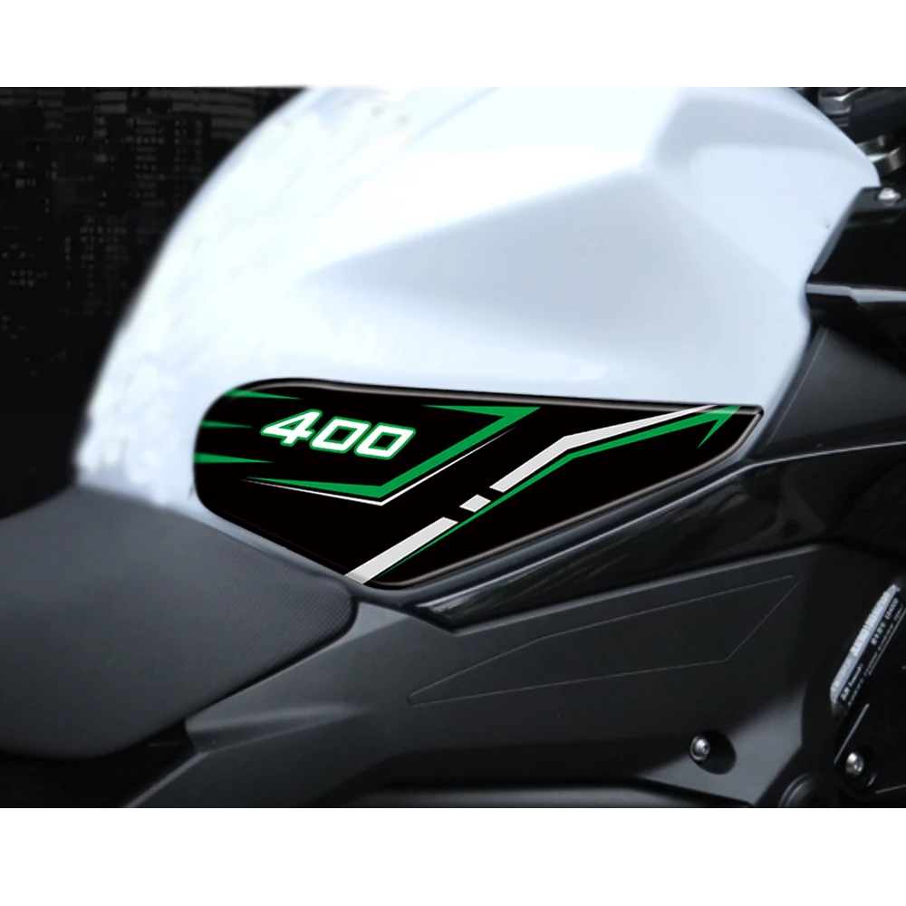 NINJA  400 Stickers Fit For Kawasaki NINJA400 Z400 Motorcycle Accessories Fuel Tank Decal Protector Protection Pad