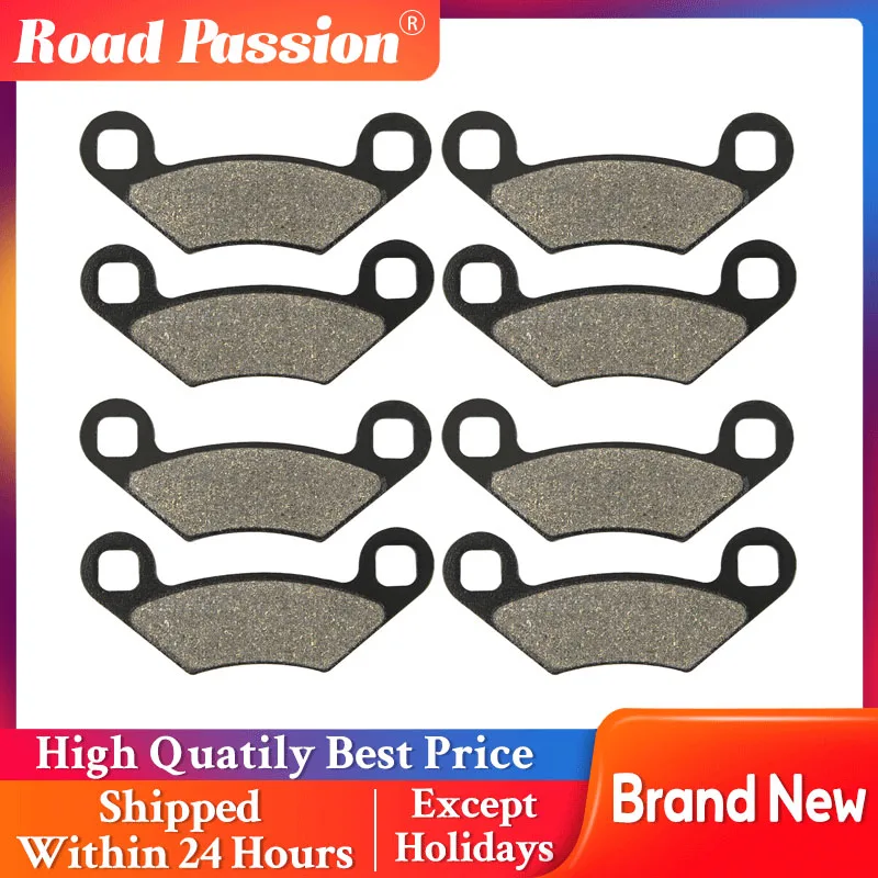 Road Passion Motorcycle Front and Rear Brake Pads For POLARIS 300 Hawkeye 500 XP Sportsman 500 Sportsman Forest 550 Sportsman