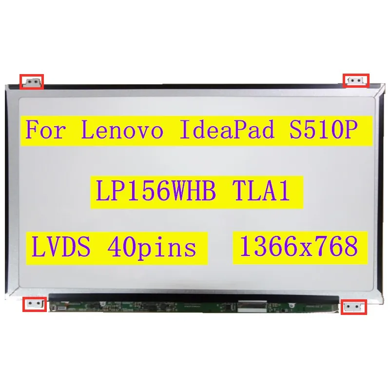 

15.6" for Lenovo IdeaPad S510P LP156WHB TLA1 Laptop LCD Screen LP156WHB (TL)(A1) matrix display panel 1366*768