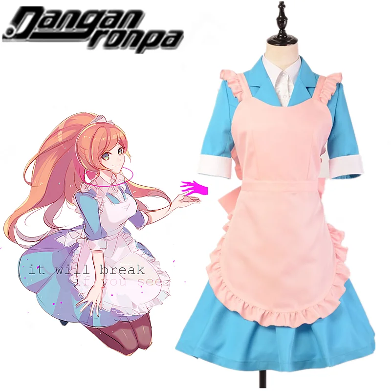 

Anime Danganronpa 3: The End of Hope's Peak Academy - Side: Despair Chisa Yukizome Maid Suit Cosplay Costume in stock