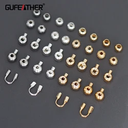 GUFEATHER M1077, Phụ Kiện Trang Sức, Vượt Qua Đạt Niken Miễn Phí, Vàng 18K Mạ Rhodium, Đồng các Cổng Kết Nối, Trang Sức Làm, Một Gói