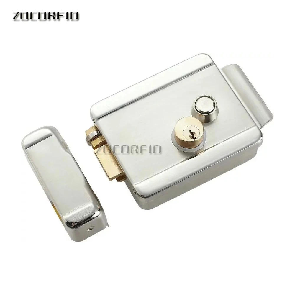 Home Factory Warehouse Gate Door Electric Control Door Lock For 12V DC Access Intercom Control System