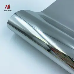 Chrome Silver Adhesive Craft Permanent Vinyl cut Film Sticky Back Plastic Making Sign Pattern Sticker Car/Cup Home Decor DIY
