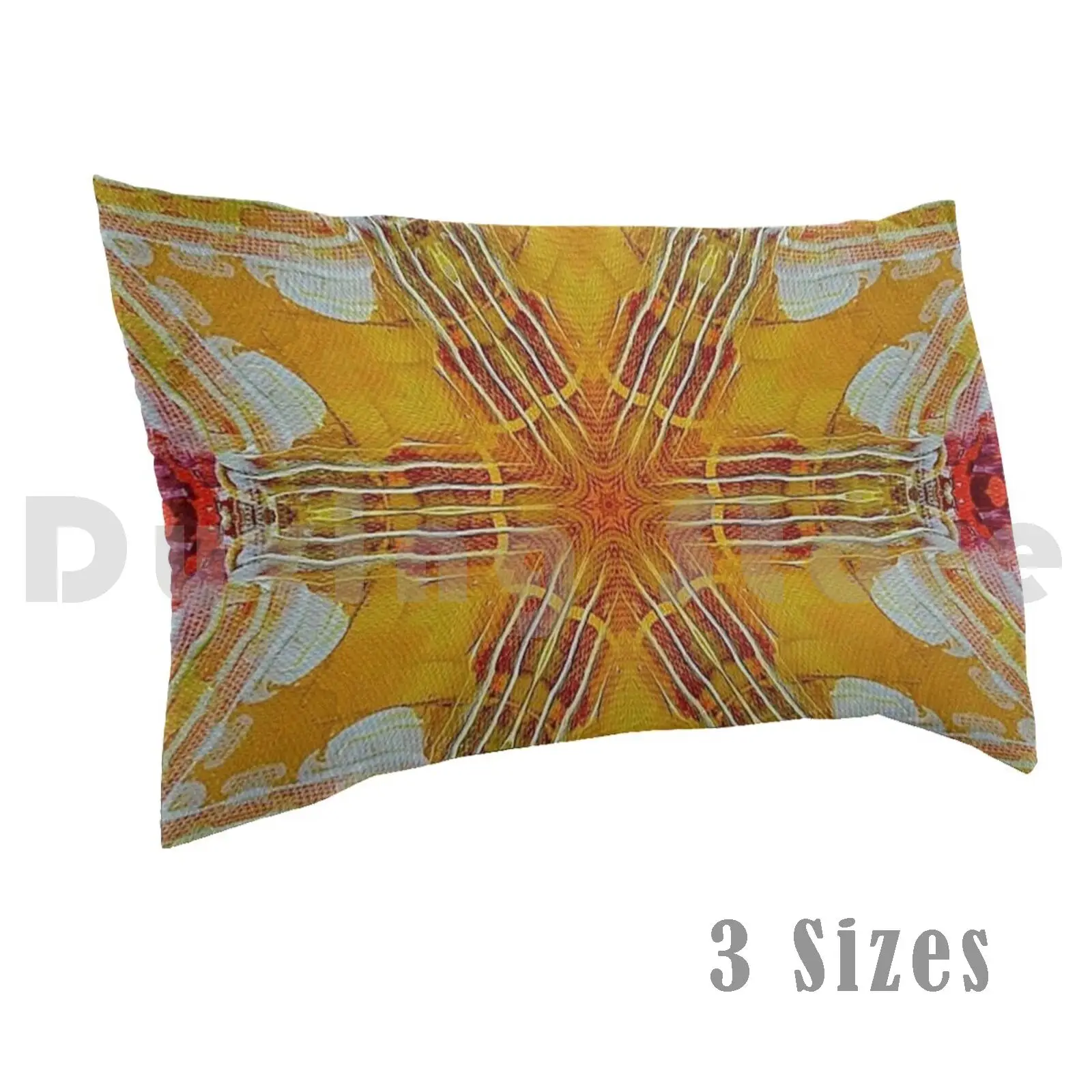

Fiery Sunburst Kaleidoscopepillow Case Kaleidoscope Cartoon Fiery Sunburst Bright Cheerful Cool