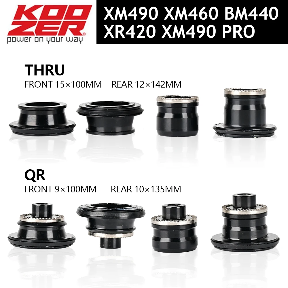 Koozer Freehub 11 12 Speed XM490 PRO Caps MTB Bicycle Hubs Converters Mountain Bike Hubs End Cap Adapter QR or THRU