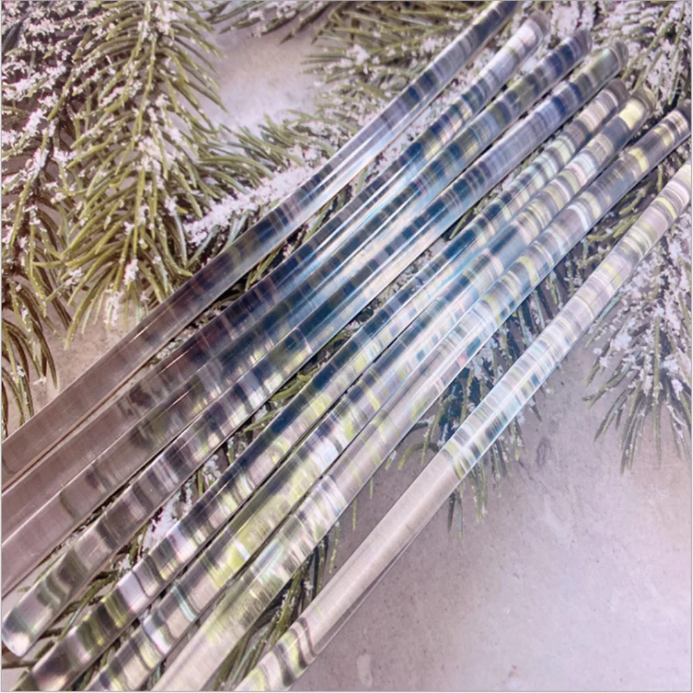 Transparente Hot Melt Cola em Bastão Cola Laca Selo Faça Você Mesmo Selo de Cera Decoração Envelope Lágrima da Sereia 100 7×200 mm 20 Pcs