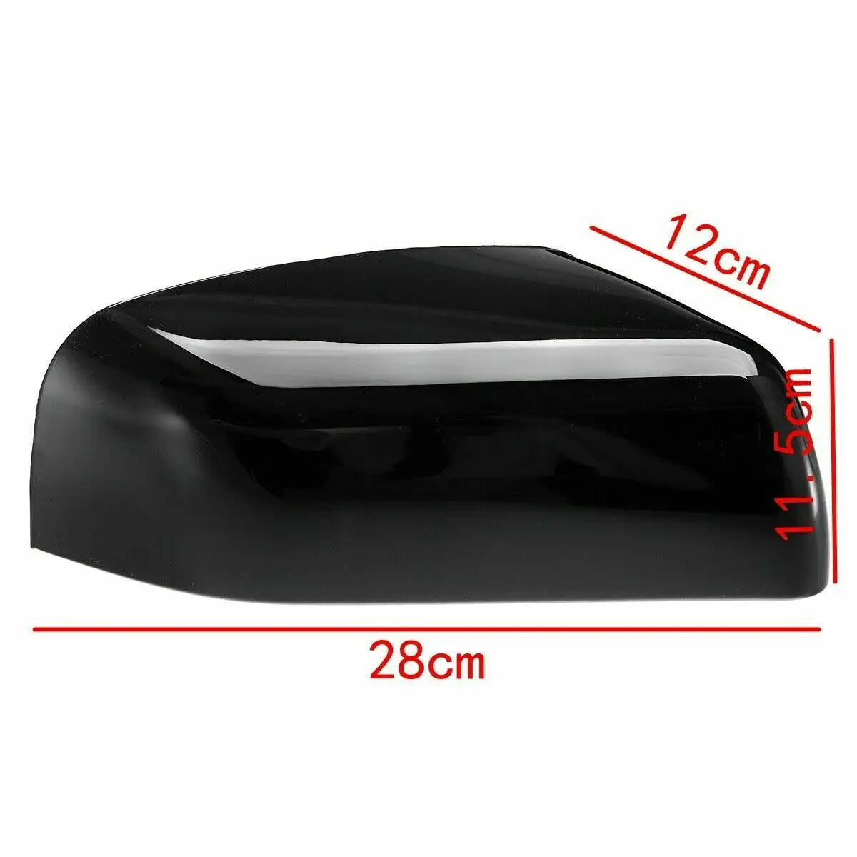 Left / Right Side Gloss Black Wing Mirror Cover Cap For Land Rover Range Rover Sport LR2 LR4 2010 -