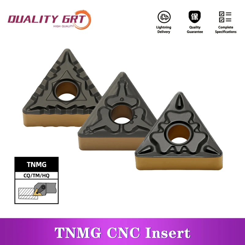 Q.Grt inserto in metallo duro di alta qualità TNMG160404 TNMG160408 TNMG160412 utensili per tornitura esterna per utensili di tornitura TNMG in metallo d'acciaio