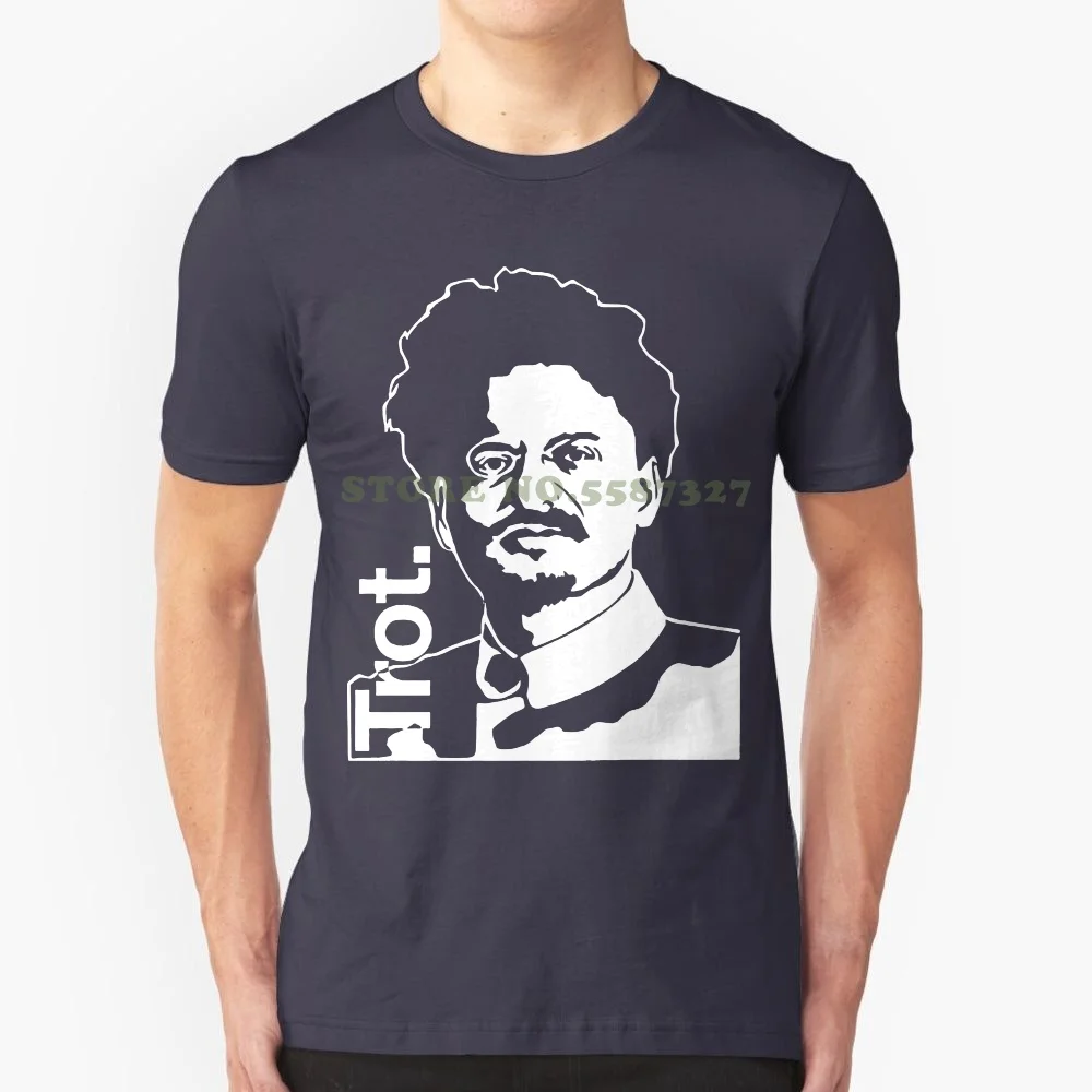 O-Neck Fashion Casual High Quality Print T Shirt Leon Trotsky 