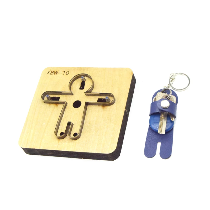 Customized Leather Cutting Die for DIY, Key Case, Pendant Cutter, Mold Knife Mould, Leather Craft, Hand Punch Tool