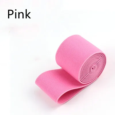 19color 4CM Plus soft high elastic skin-friendly belt decoration elastic band color nylon rubber band clothing accessories