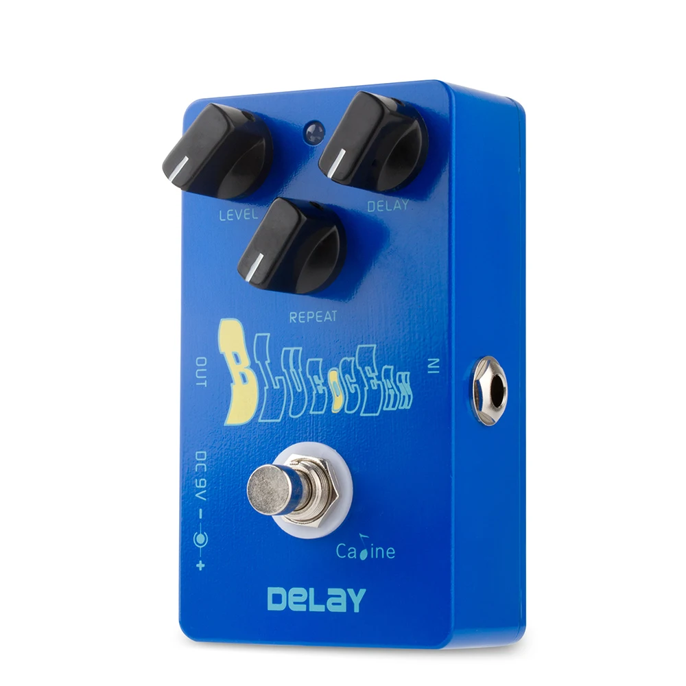 

Caline Cp-19 Blue Ocean Pedal Delay Tuner Tremolo Electric Guitar Effect Pedal True Bypass Guitar Accessories Music Effector