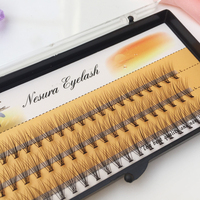 1box/60 bundles 10/20/30D fake eyelashes,imitation mink Individual Eyelash,Natural Thick lashes, Eyelash Extensions for make up