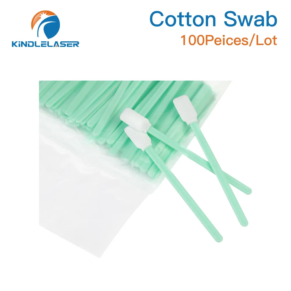 Tampone di cotone non tessuto di dimensione 70/100/100/121mm di KINDLELASER 160 pz/lotto a prova di polvere per la lente pulita del fuoco e le finestre protettive