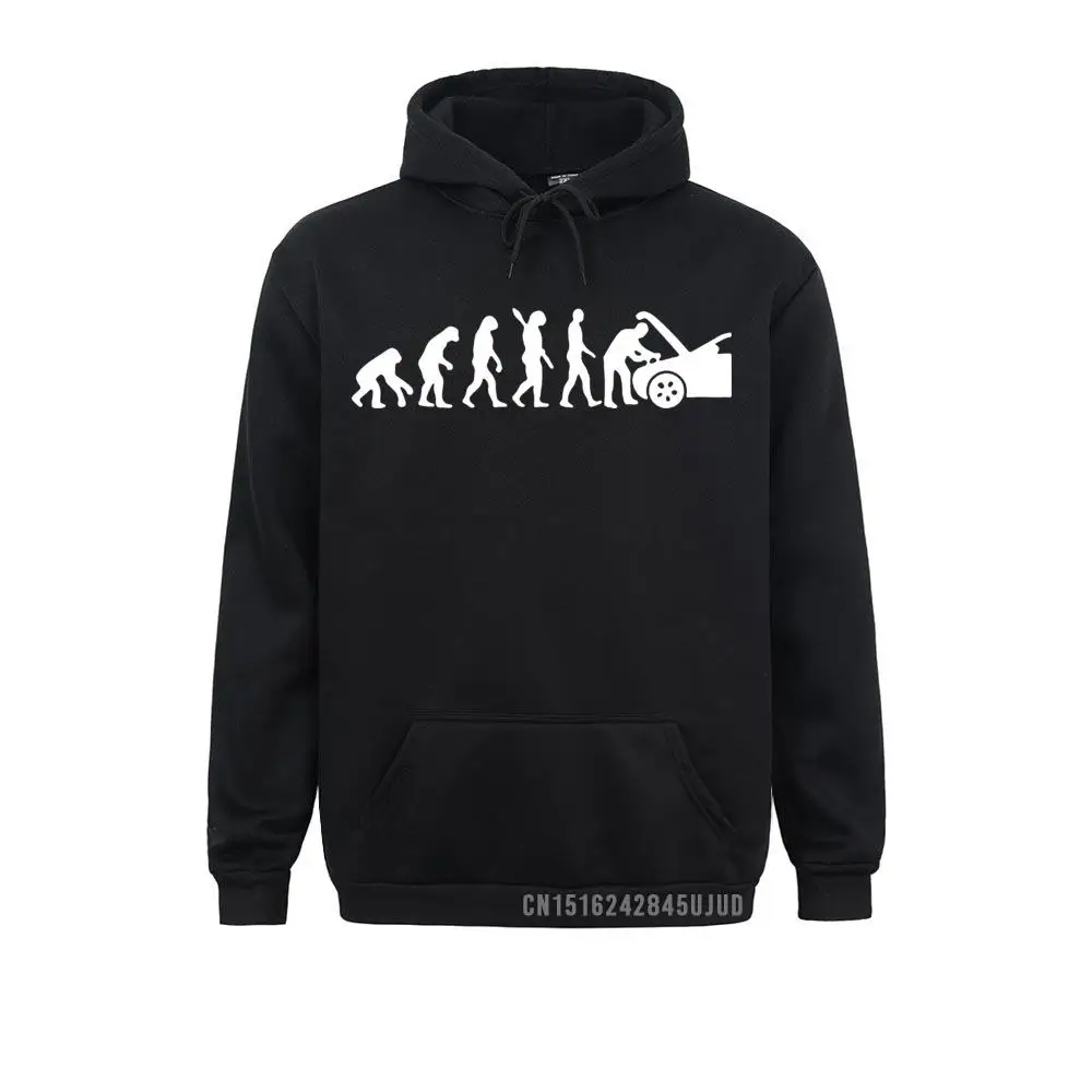 

Father's Day Present Funny Birthday Gift For Dad Husband Boyfriend Men Evolution Auto Mechaniker Mechanic Car Costume Hoodie