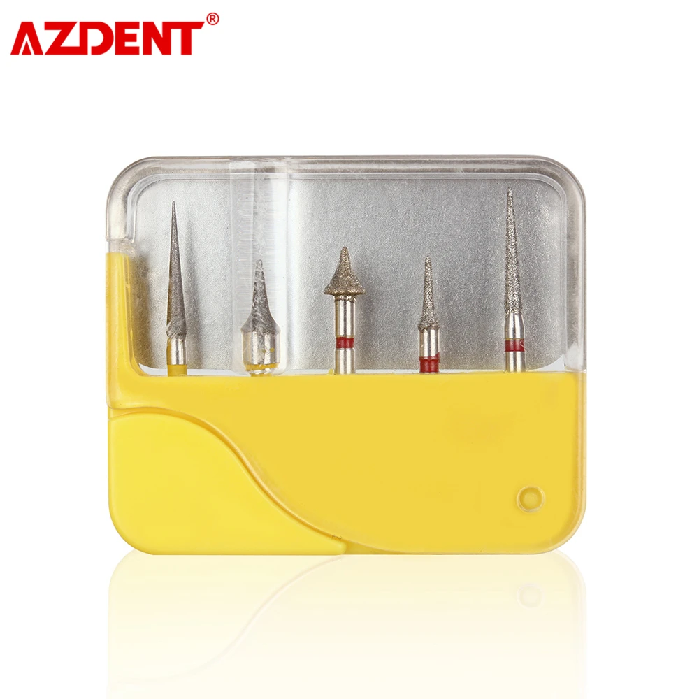 AZDENT fresas de diamante Dental, pulido de esmalte interpróximo de ortodoncia