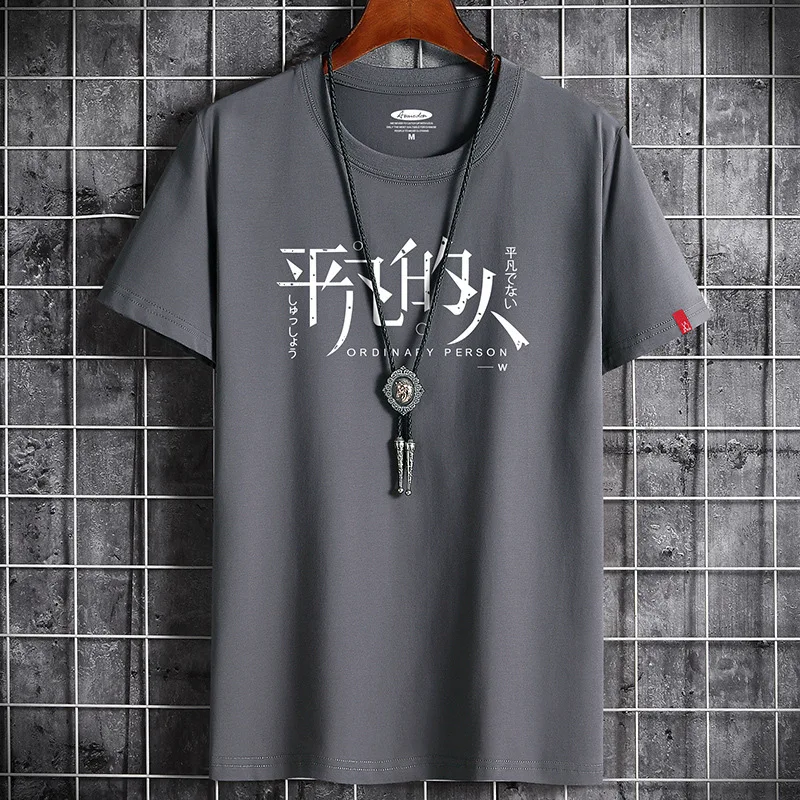 Camiseta de anime harajuku para hombre, ropa gótica alternativa, ropa de calle punk, Camiseta estampada de hip hop de gran tamaño, verano 2022