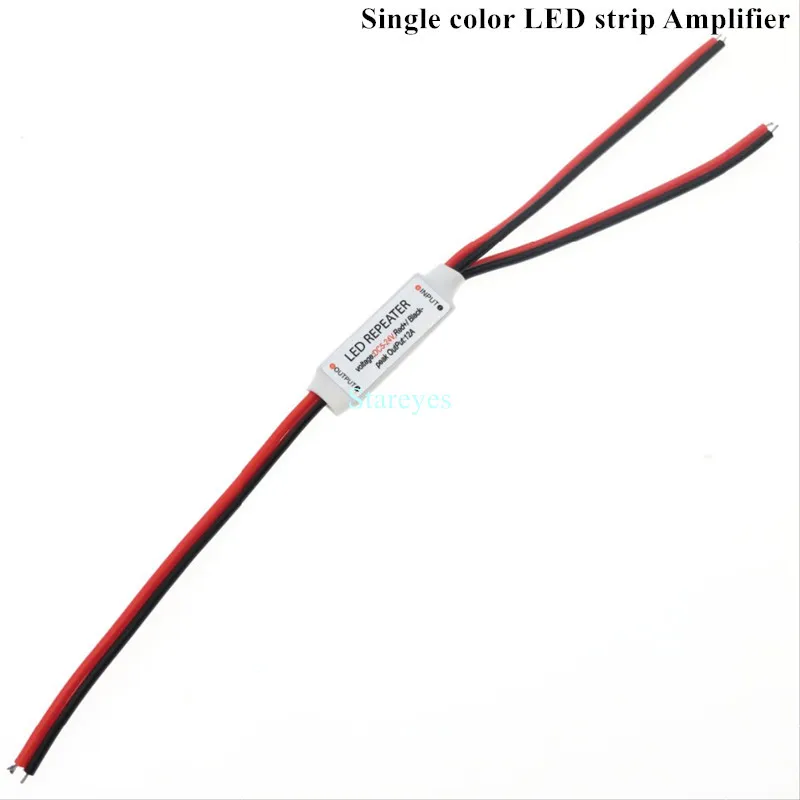 1 Piece of Single color RGB RGBW RGBCCT LED Amplifier DC5V 12V 24V Led Strip Signal Repeater Accessory Series increase voltage