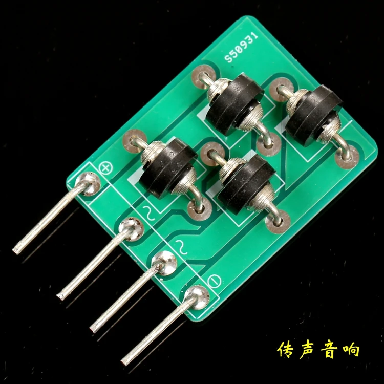 Diode to rectifier flat bridge printing plate