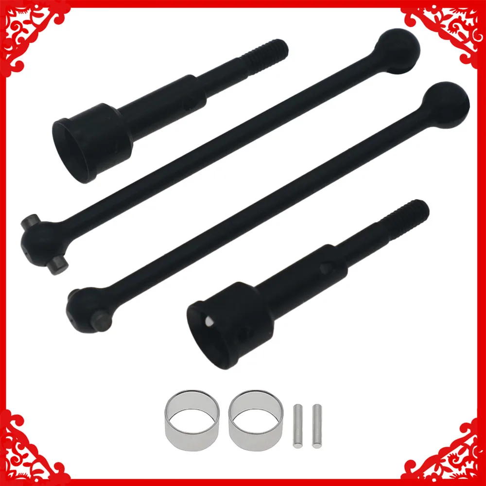 #45 steel dogbone drive shaft and axle cup full set for rc car 1-10 RedCat BlackoutSC XTE XBE BSD Racing upgraded parts