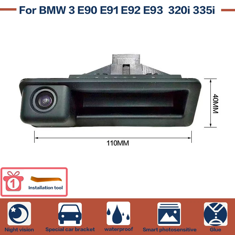 

Камера заднего вида резервного копирования Камера парковочная HD Ночное видение для BMW 3 E90 E91 E92 E93 320i 335i