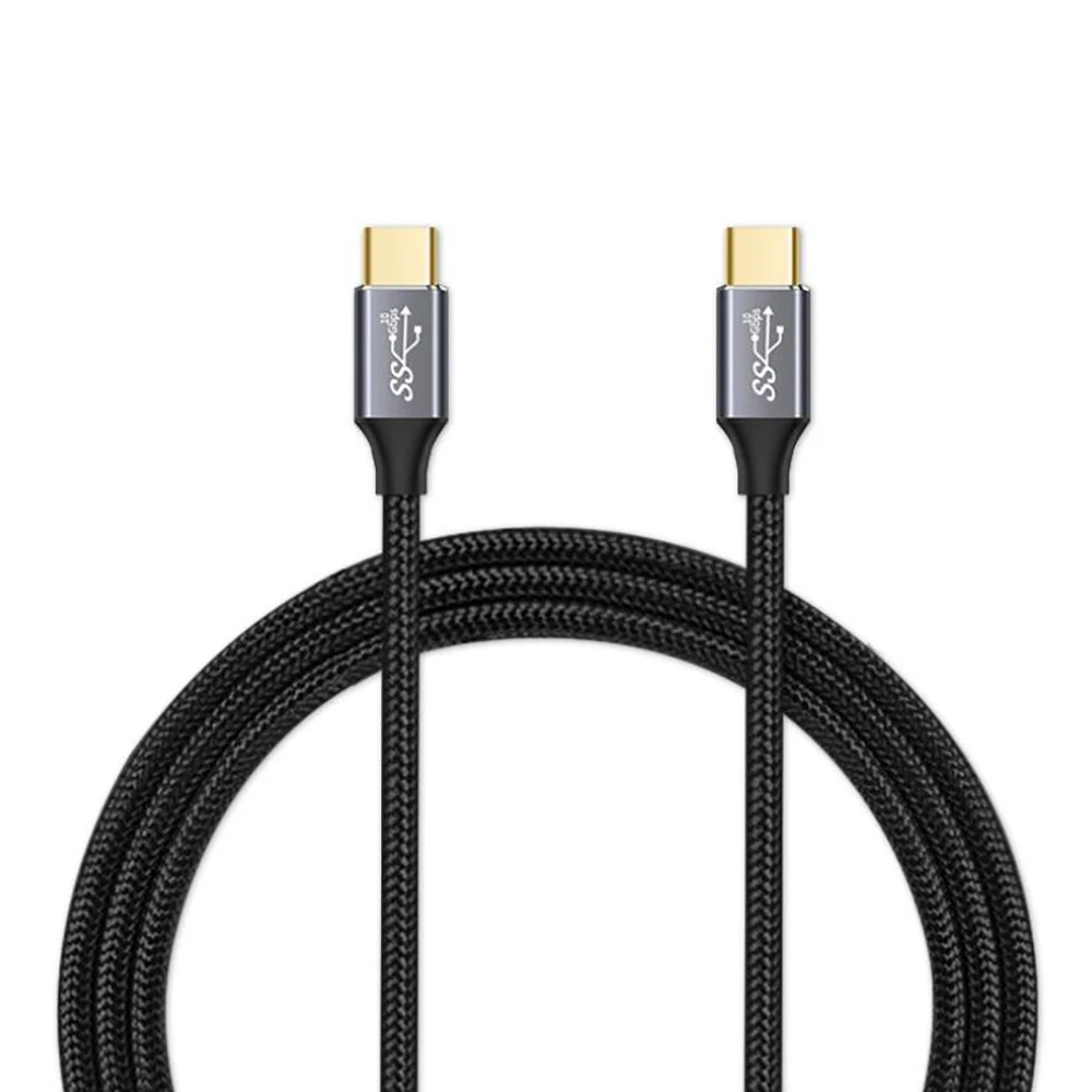 qywo 10Gbps 100W USB 3.1 Gen2 Type C Cable  USB-C Male to USB-C Male Data Video Cable with E-marker for Tablet & Phone & Laptop