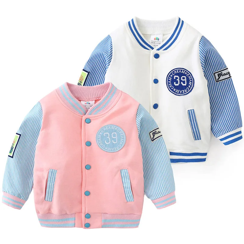 

2023 Spring Autumn New Fasion 2 3 4 6 8 10 Year Kid's Clothing Children Patchwork Long Sleeve Baby Baseball Coat Jacket For Boys