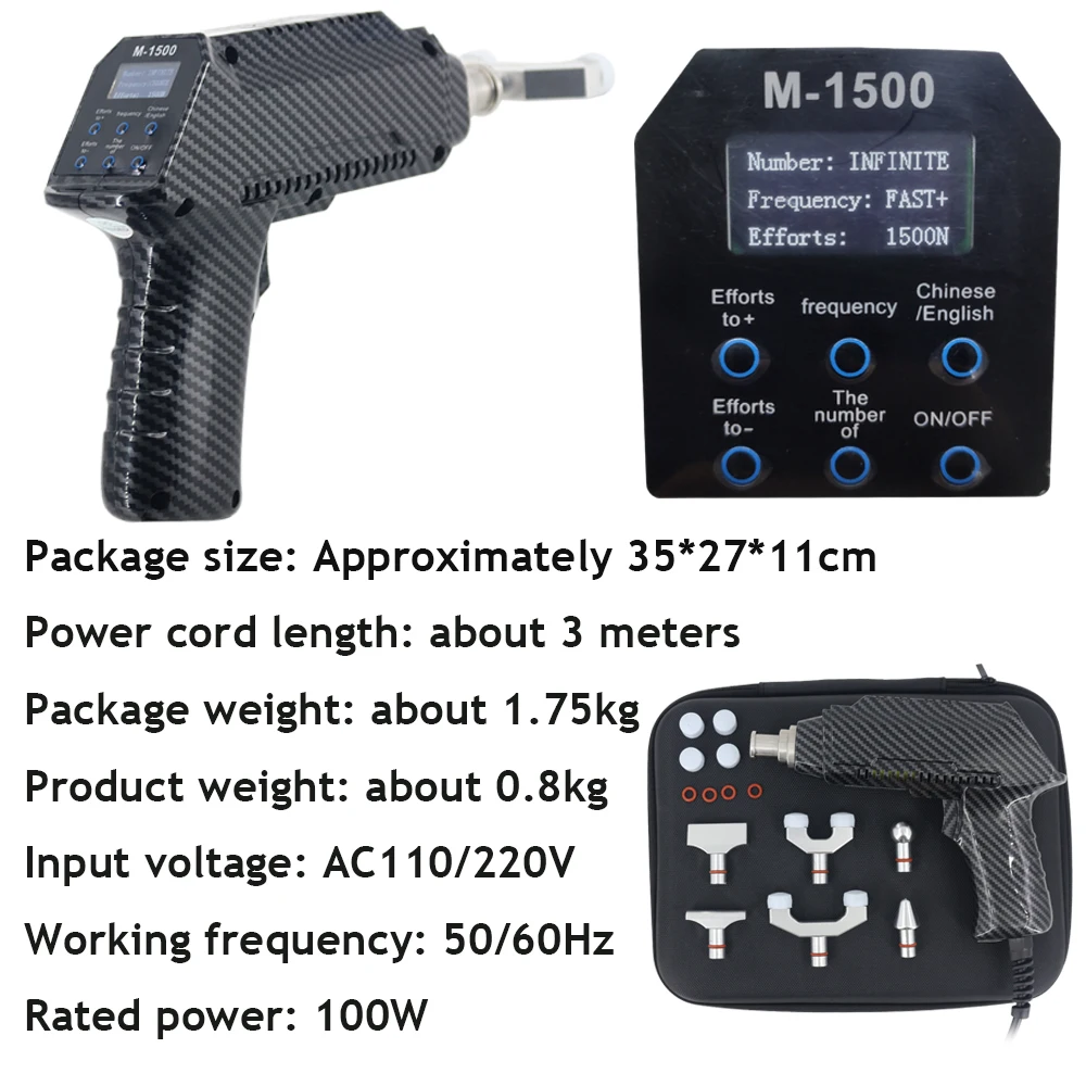 1500N ไคโรแพรคติกปรับเครื่องมือกระดูกสันหลังแก้ไขปืน 6 หัวปรับ Intensity Therapy กระดูกสันหลัง Health Care Massager 2025 ใหม่