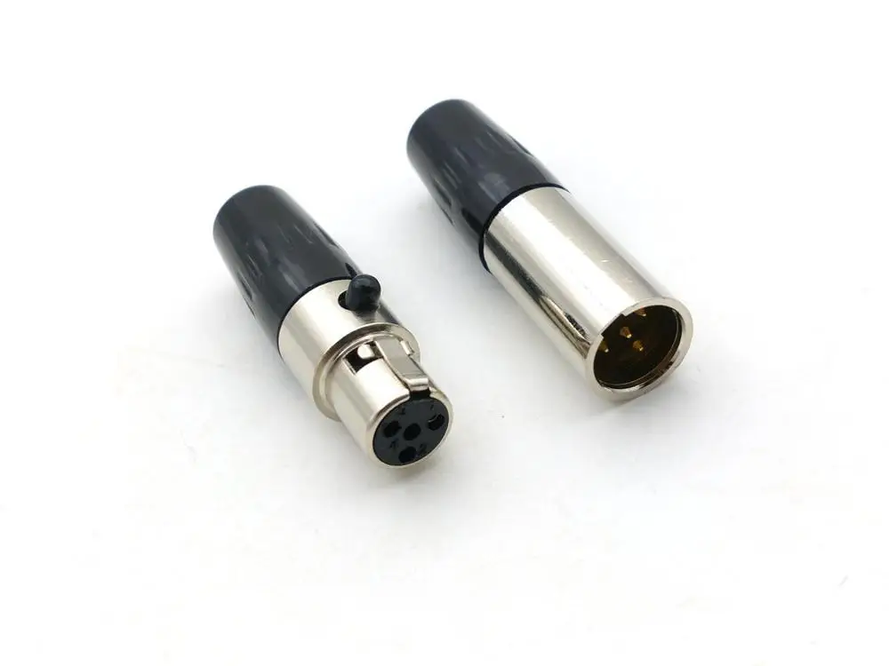 mini pinos mini xlr macho femea em linha conector do adaptador 100 pecas 01