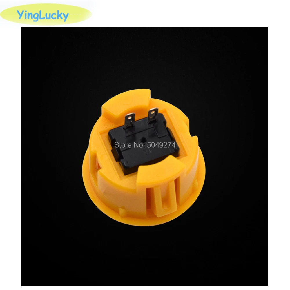 yinglucky 100pcs/lot arcade button 24mm 30mm push button card copy sanwa button for arcade cabinet Pandora box