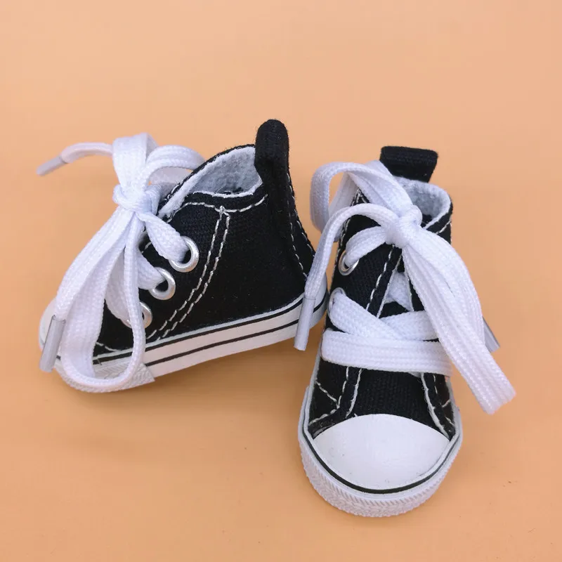 Tilda 5.5cm Canvas Sneakers For Dolls Paola Reina Minifee Corolle,Toy Bjd Doll Sports Shoes for EXO KPOP Stuffed Dolls Toys