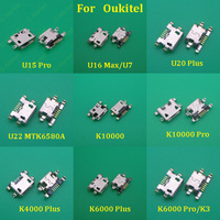 10Pcs/lot For Oukitel K6000 Plus K4000 K10000 Pro U22 U16 max U15 Pro U15S K8 Micro Usb Jack Socket Dock Charging Port Connector