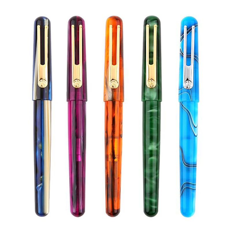 

Picasso Celluloid Fountain Pen Pimio EtSandy Aurora PS-975 Iridium Fine Nib Beautiful Writing Pen Fit Office & Home & School