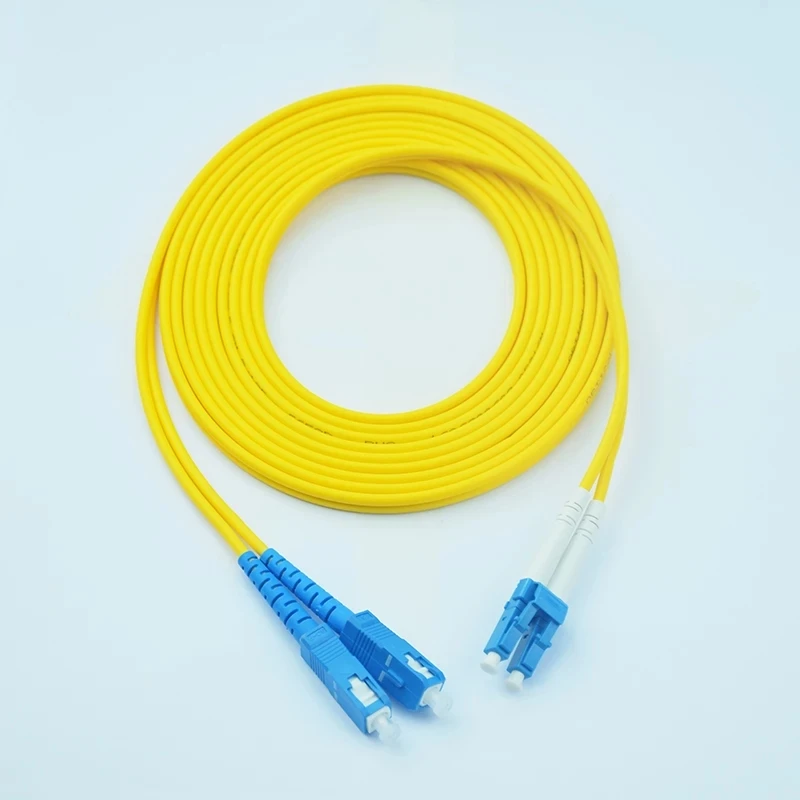 DX SM fiber optic patch cord SC LC FC ST Duplex Single-mode 2.0mm 3.0mm DX optical fibre jumper ftth patch lead