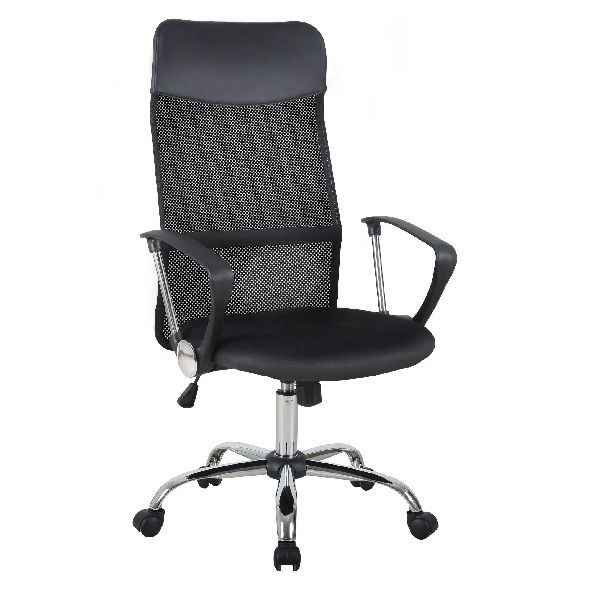 HOMCOM Silla de Oficina Ergonómica Sillón de Escritorio Malla Elevable Giratorio