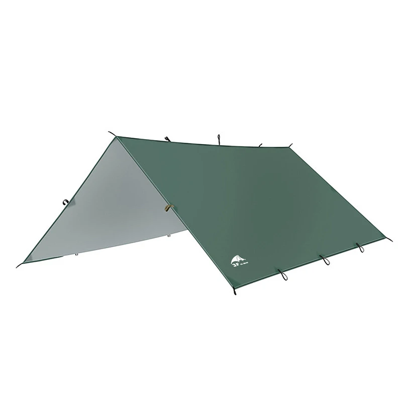 

3F UL GEAR Ultralight 15D/210T Tarp Outdoor Camping Survival Sun Shelter Tent Shade Awning Silver Coating Pergola Waterproof