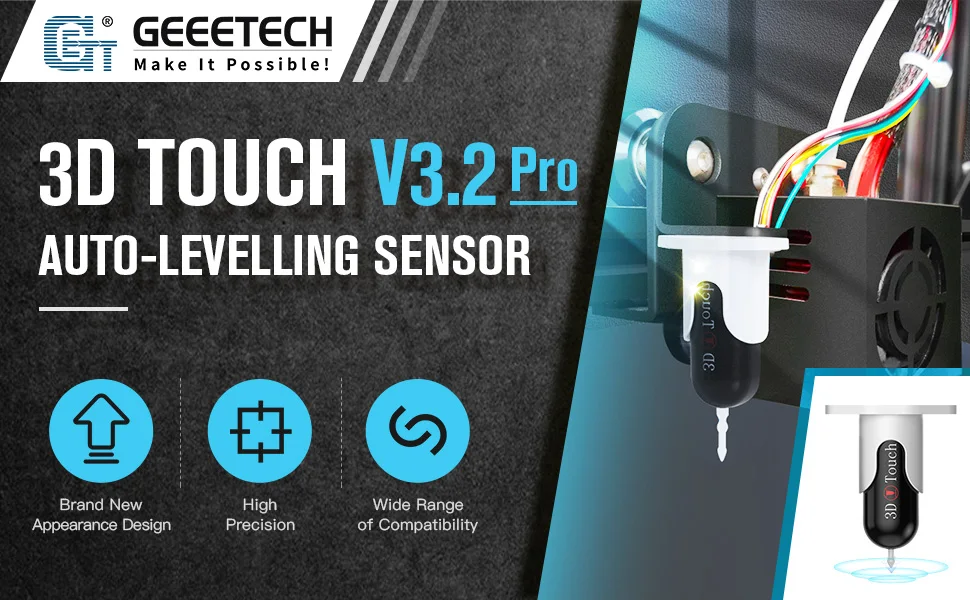 Geeetech Auto Leveling Sensor New edition 3D Touch V3.2 Pro for geeetech 3D Printer Improve Printing Precision