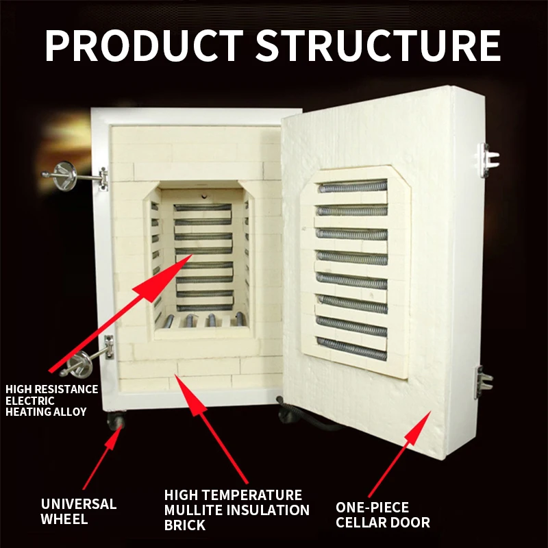 Ceramics high temperature firing kiln Full intelligent high temperature electric kiln GDY-07B electric kiln for school pottery