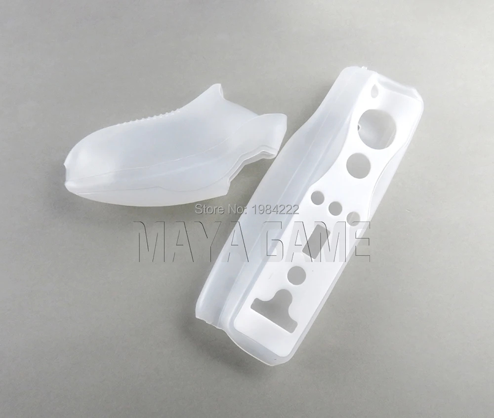 20sets Soft Silicone Cover Case Protective Sleeve For Nintendo Wii Remote Left Right Controller