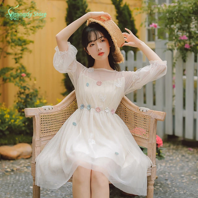 Korean aesthetic dress outlet