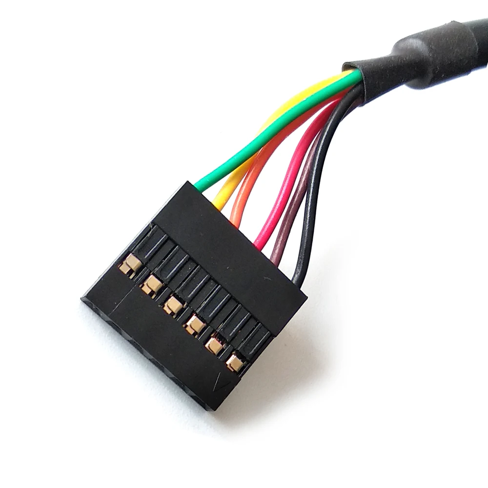 Ftdi-ttl 6ウェイデバッグカベル,bebaglebone用のデバッグケーブル,ブラックコンソール,デバッグケーブル,0.1"