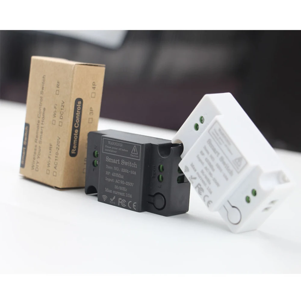 Rubrum 433Mhz Lighting Remote Control Switch AC 220V 110V Receiver and Wireless Remote Control Transmitter For Led Control On